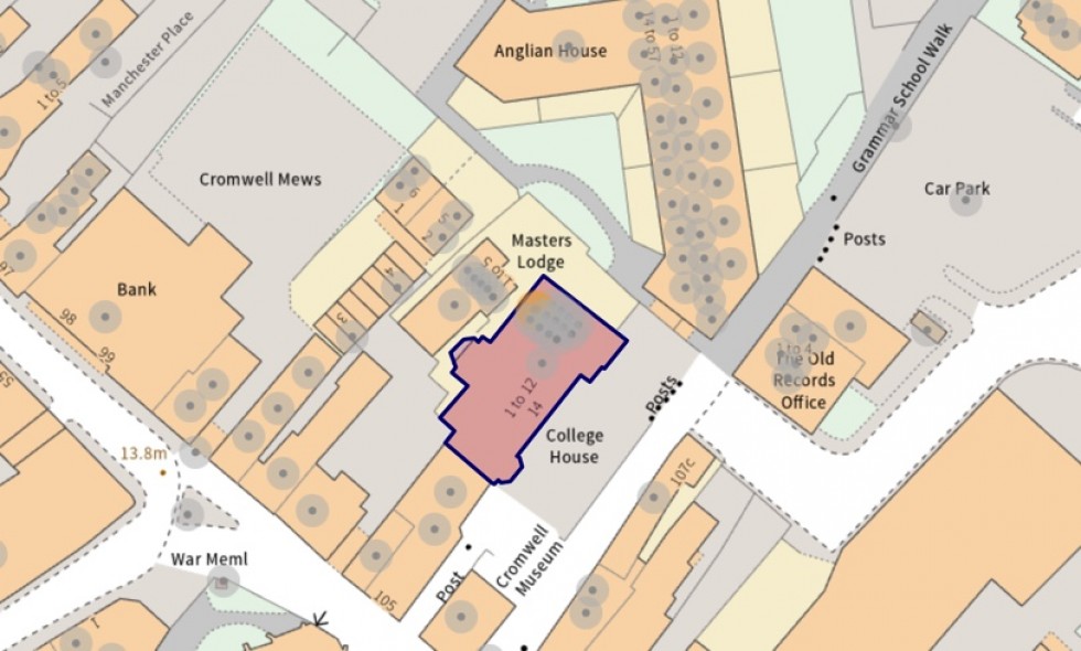 Floorplan for Grammar School Walk, Huntingdon, PE29