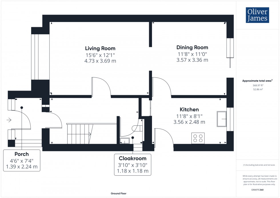 Floorplan for Bramble End, Sawtry, PE28