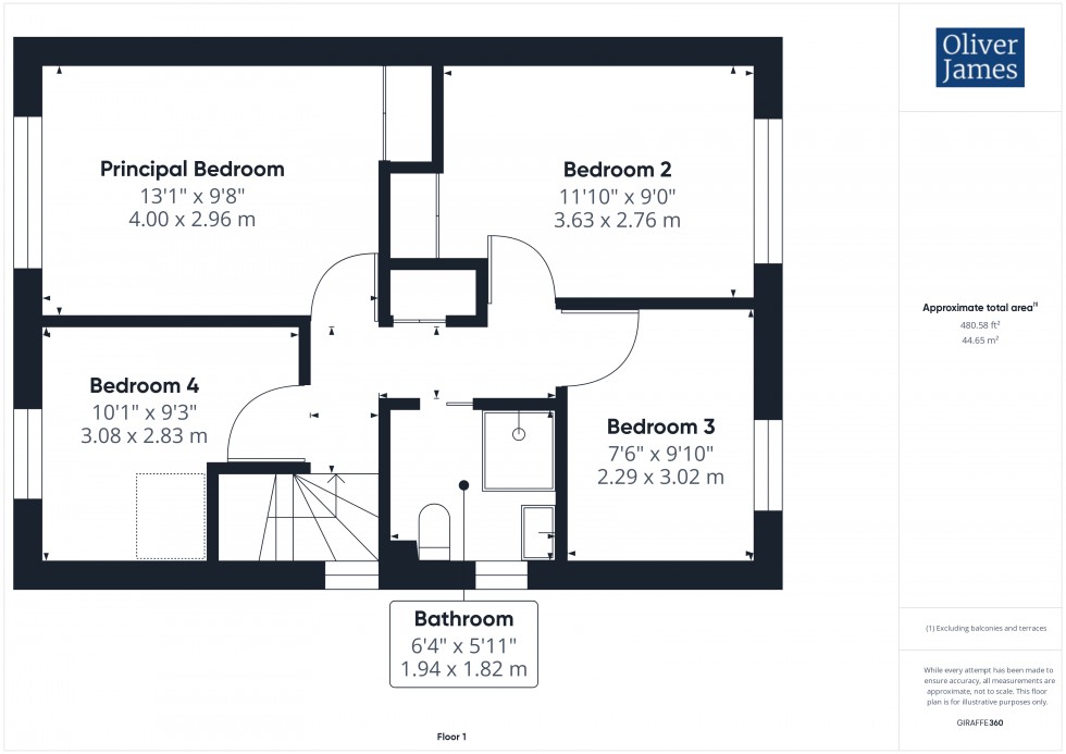 Floorplan for Bramble End, Sawtry, PE28