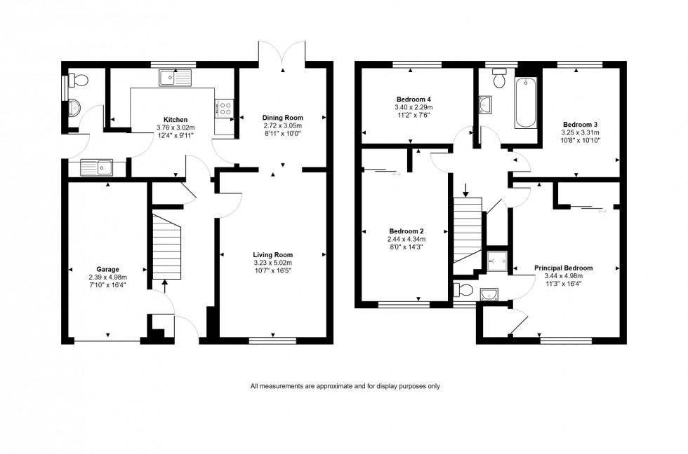 Floorplan for Sparrowhawk Way, Hartford, PE29