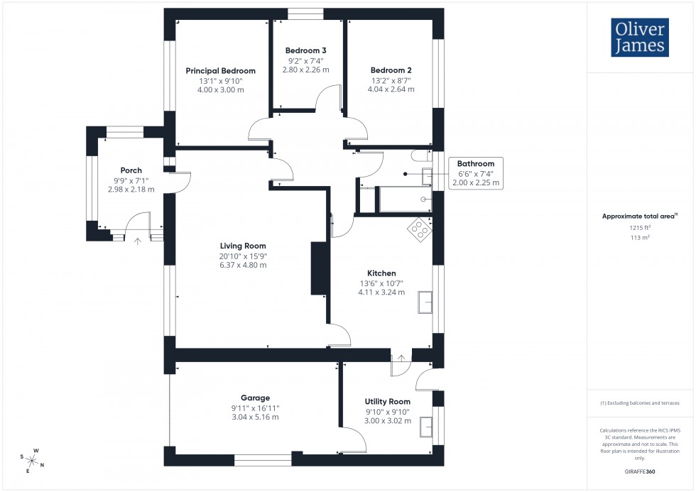 Floorplan for Desborough Road, Hartford, PE29