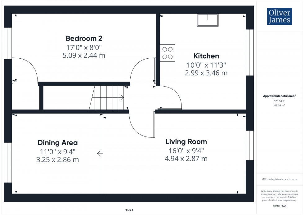 Floorplan for Ingram Street, Huntingdon, PE29