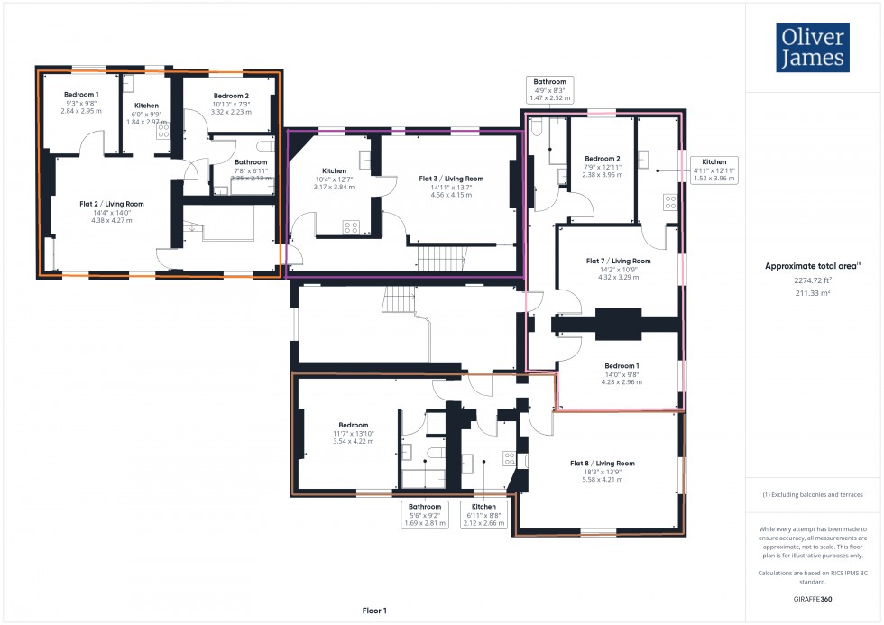 Floorplan for Conington Lane, Conington, PE7