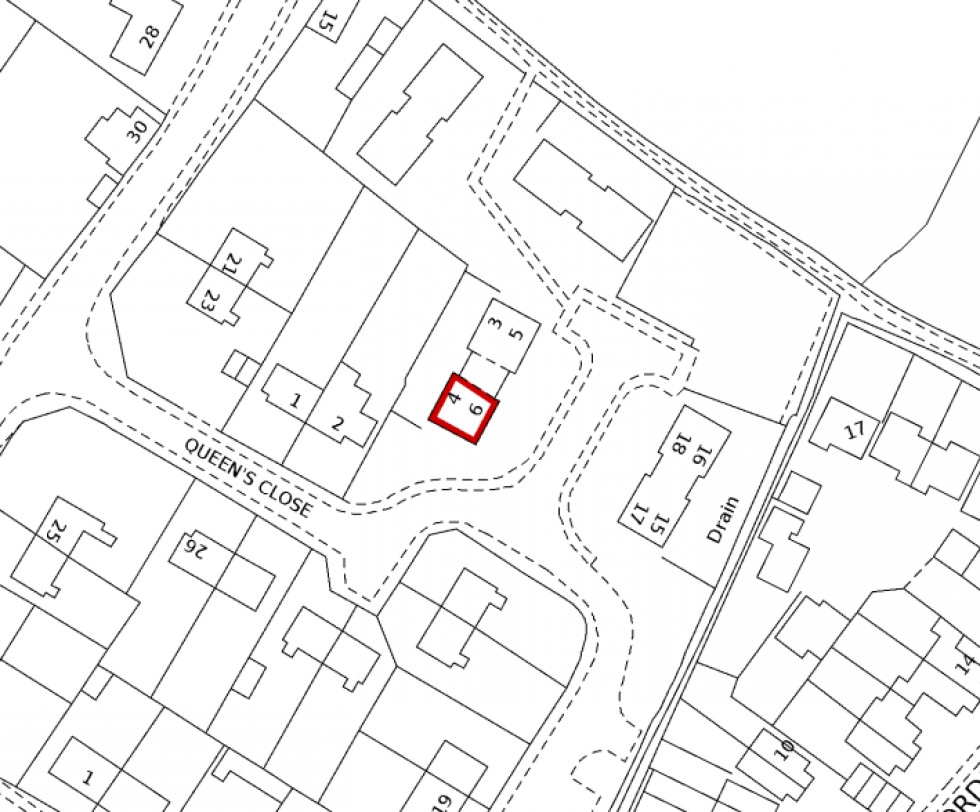 Floorplan for Queens Close, Over, CB24