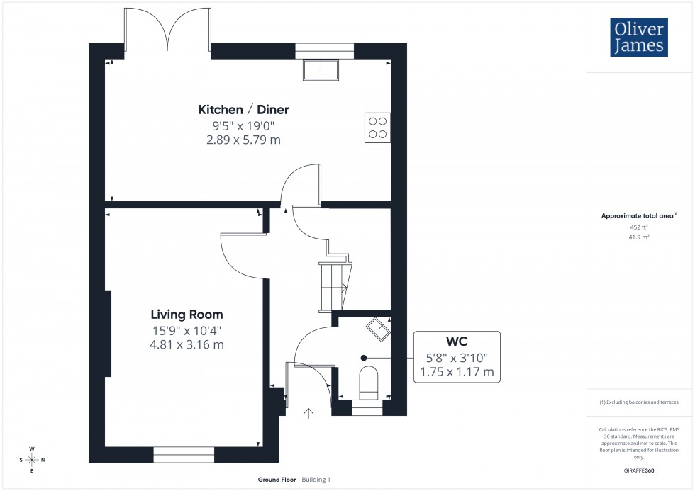 Floorplan for Garnatte Drive, Alconbury Weald, PE28