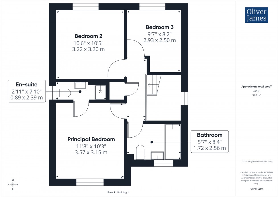 Floorplan for Garnatte Drive, Alconbury Weald, PE28