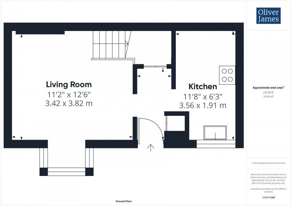 Floorplan for Cob Place, Godmanchester, PE29