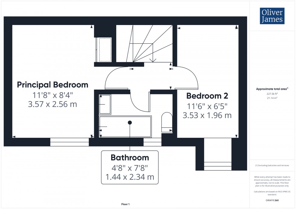 Floorplan for Cob Place, Godmanchester, PE29