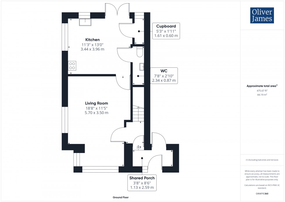 Floorplan for Hartford Road, Huntingdon, PE29