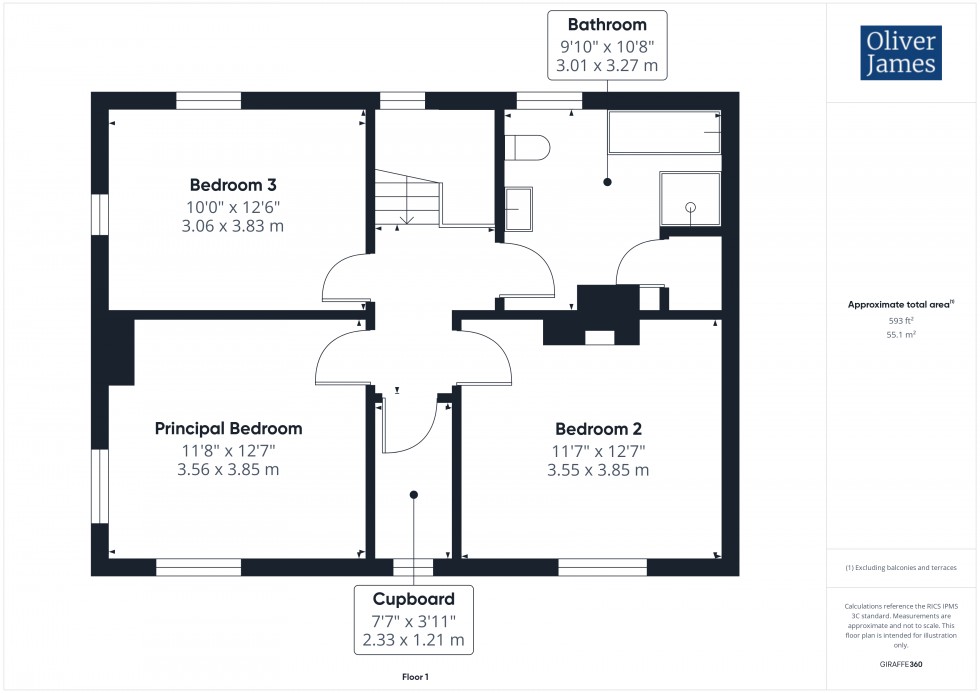 Floorplan for Chapel Lane, Houghton, PE28