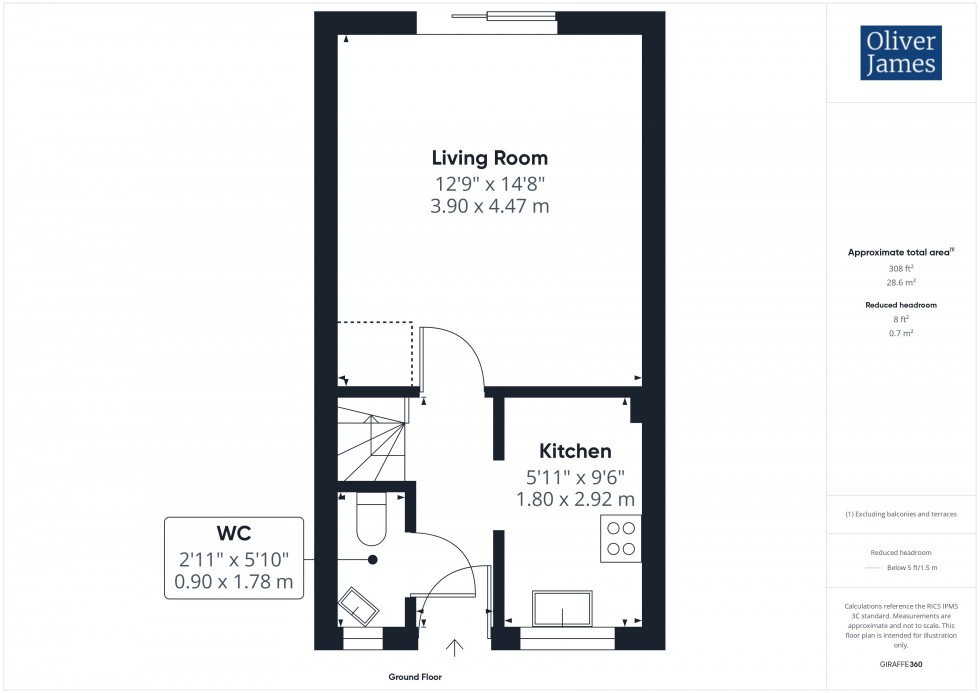 Floorplan for Robertson Way, Sapley, PE28