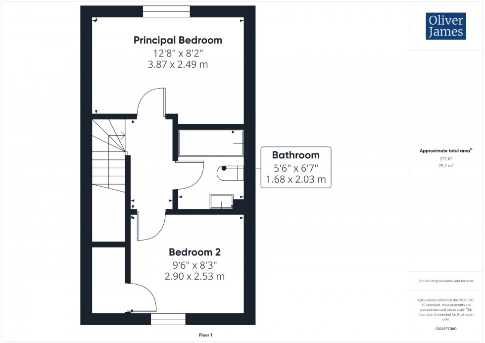 Floorplan for Robertson Way, Sapley, PE28