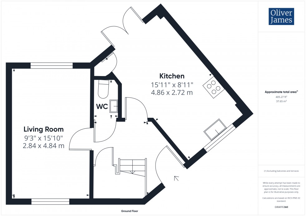 Floorplan for Lawrence Close, Sapley, PE28