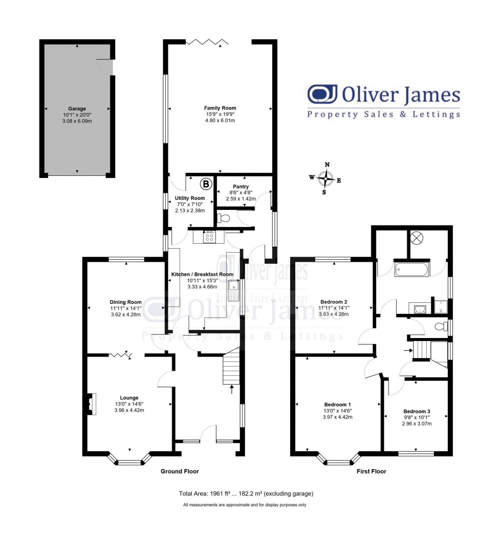 Floorplan for Biggin Lane, Ramsey, Huntingdon, Cambridgeshire