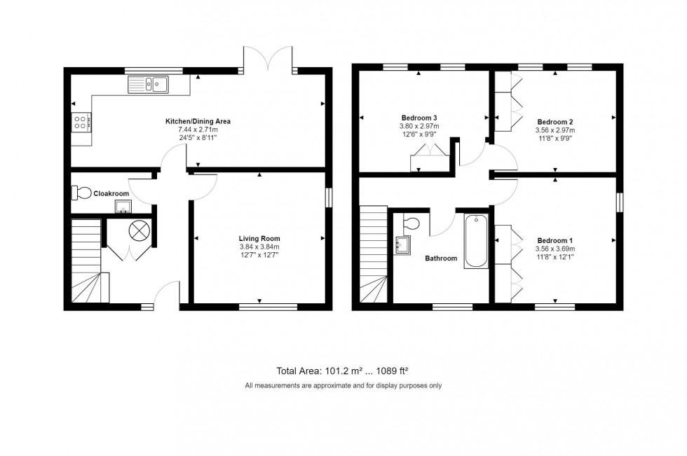 Floorplan for Whytefield Road, Ramsey