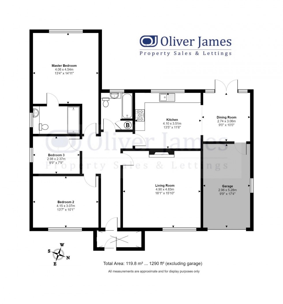 Floorplan for Desborough Road, Huntingdon, Cambridgeshire.