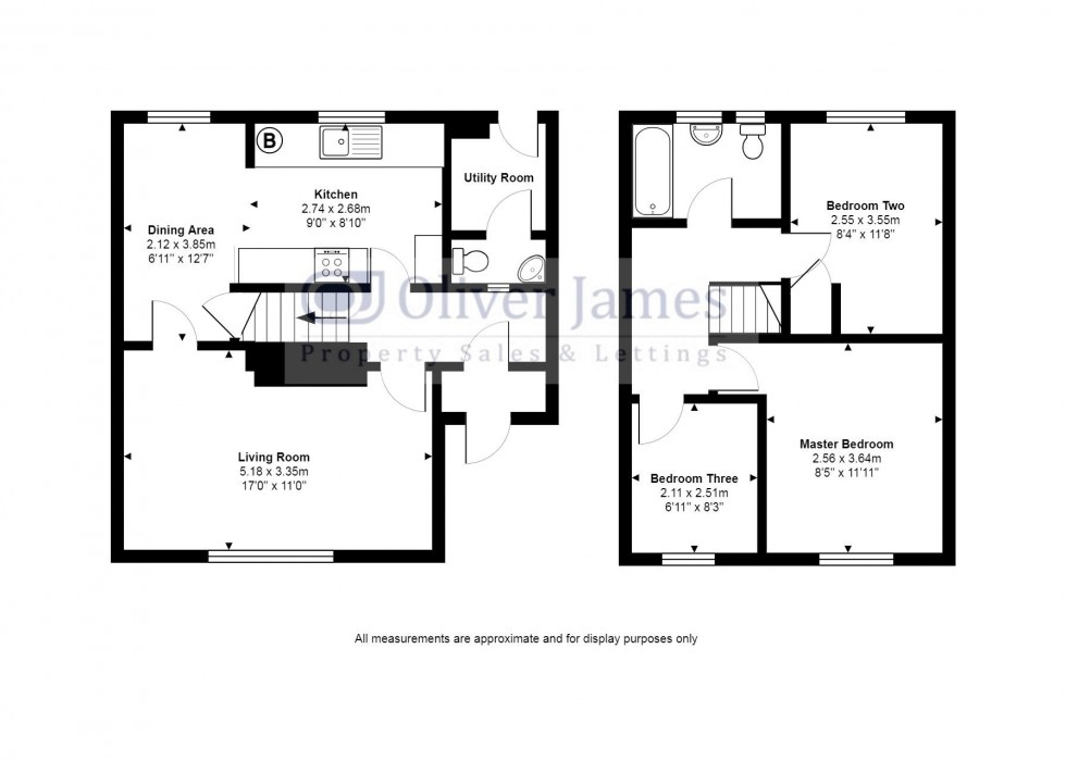 Floorplan for West Close, Alconbury Weston