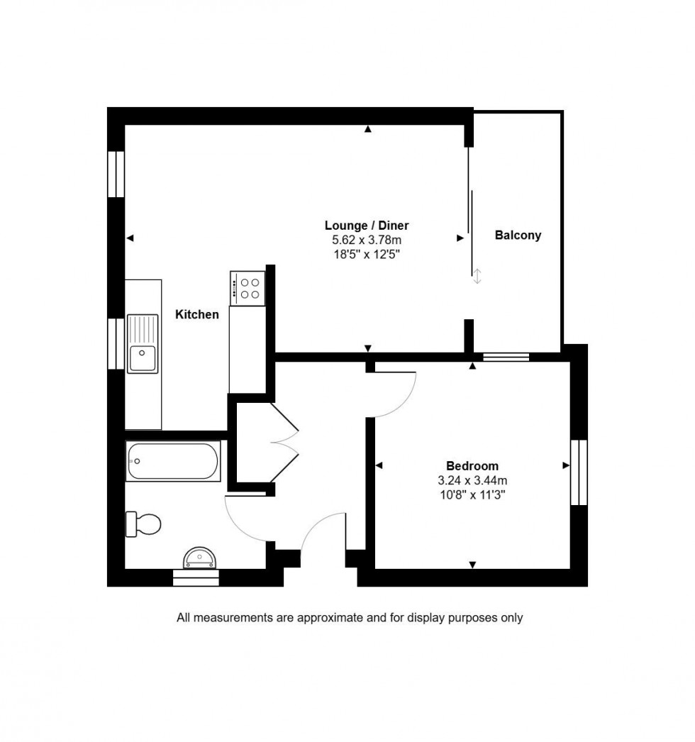 Floorplan for Bascraft Way, Huntingdon
