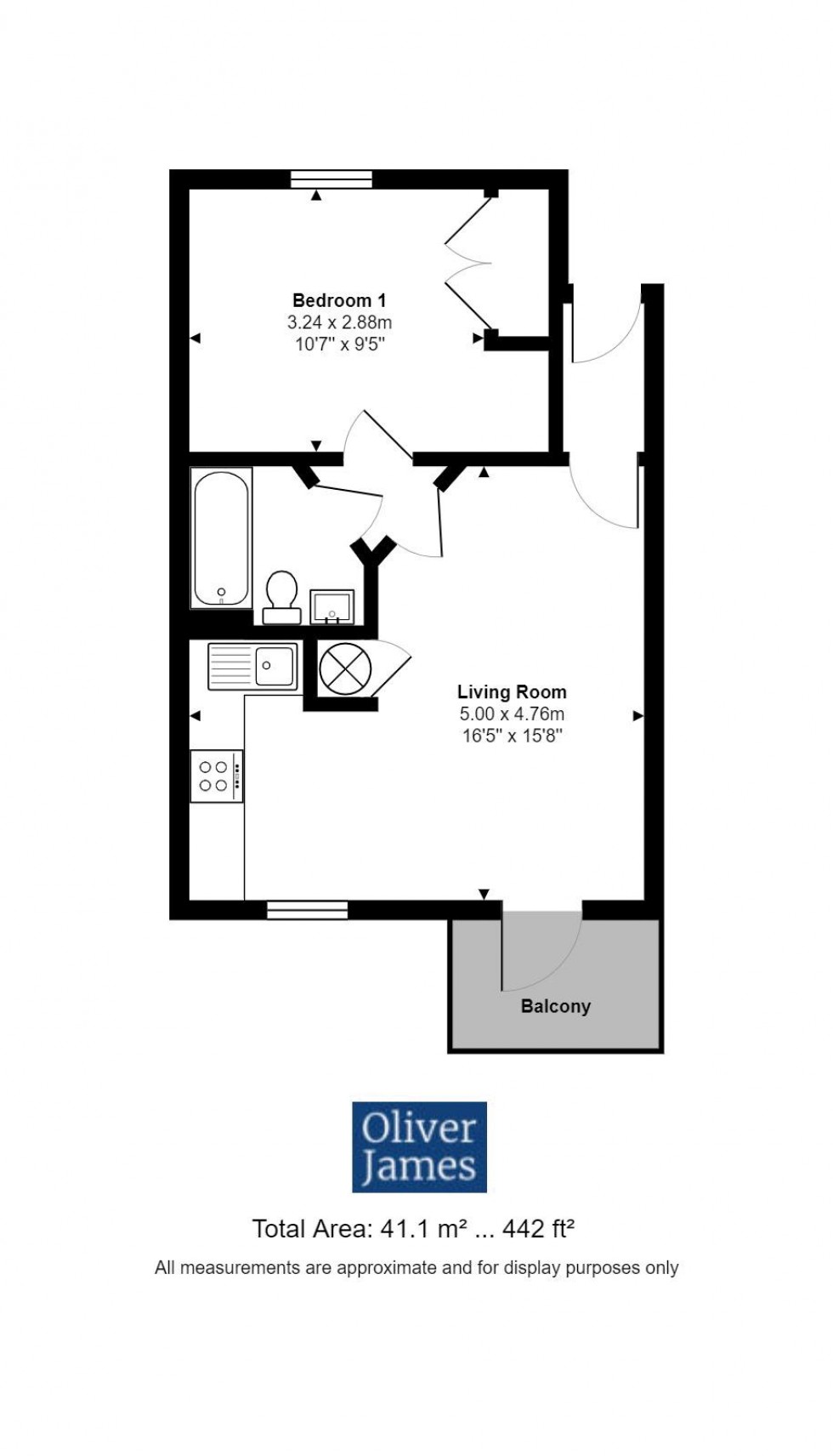 Floorplan for Ambury Road South, Huntingdon