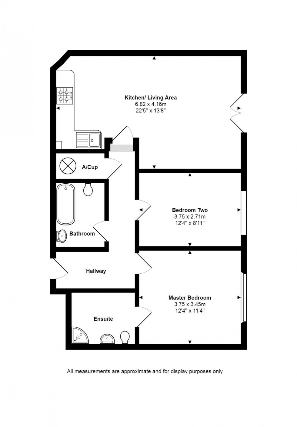 Floorplan for Hawkins Court, Huntingdon