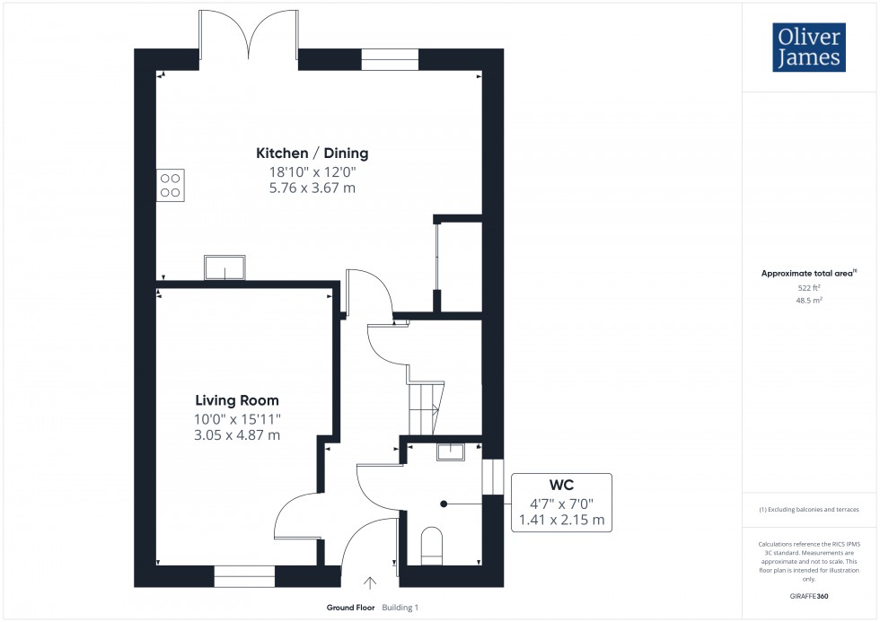 Floorplan for Rookes Close, Ramsey, PE26
