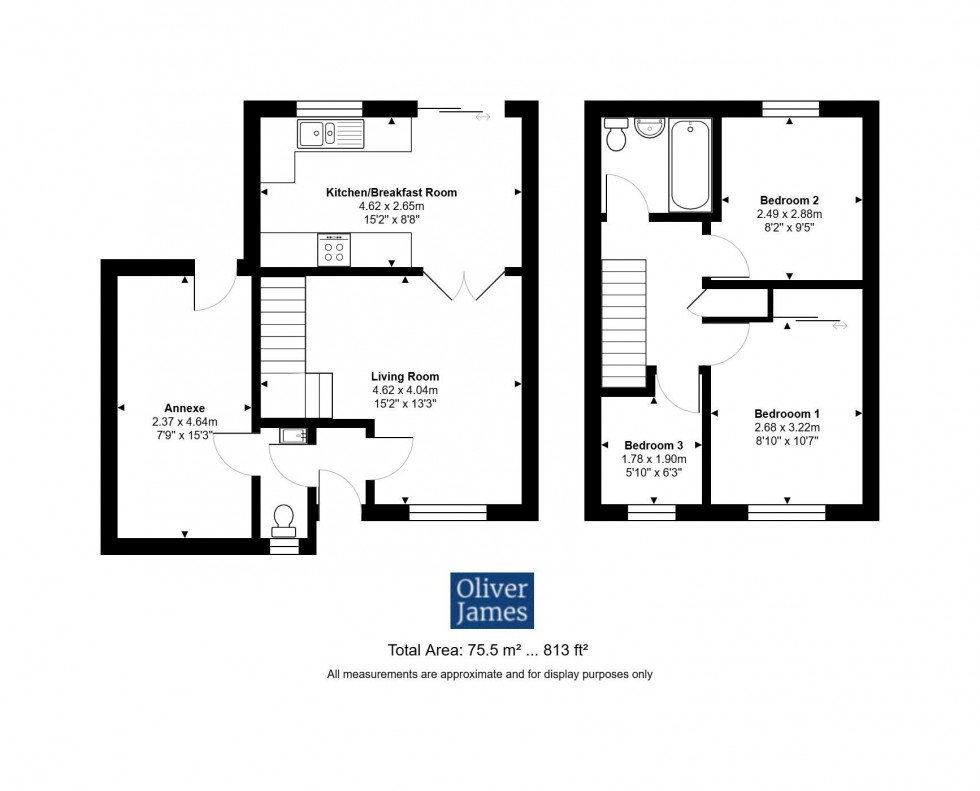 Floorplan for Bassenthwaite, Stukeley Meadows, Huntingdon
