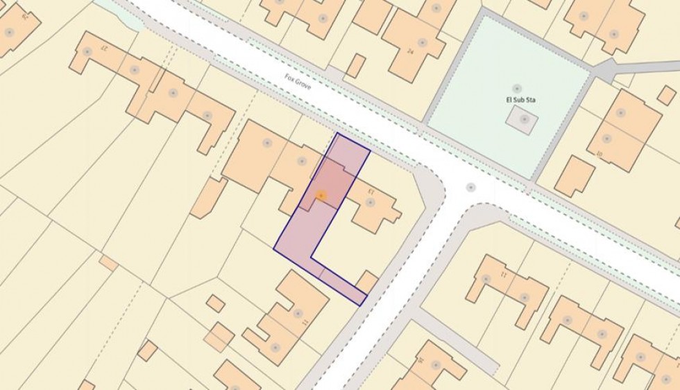 Floorplan for Fox Grove, Godmanchester, Cambridgeshire.