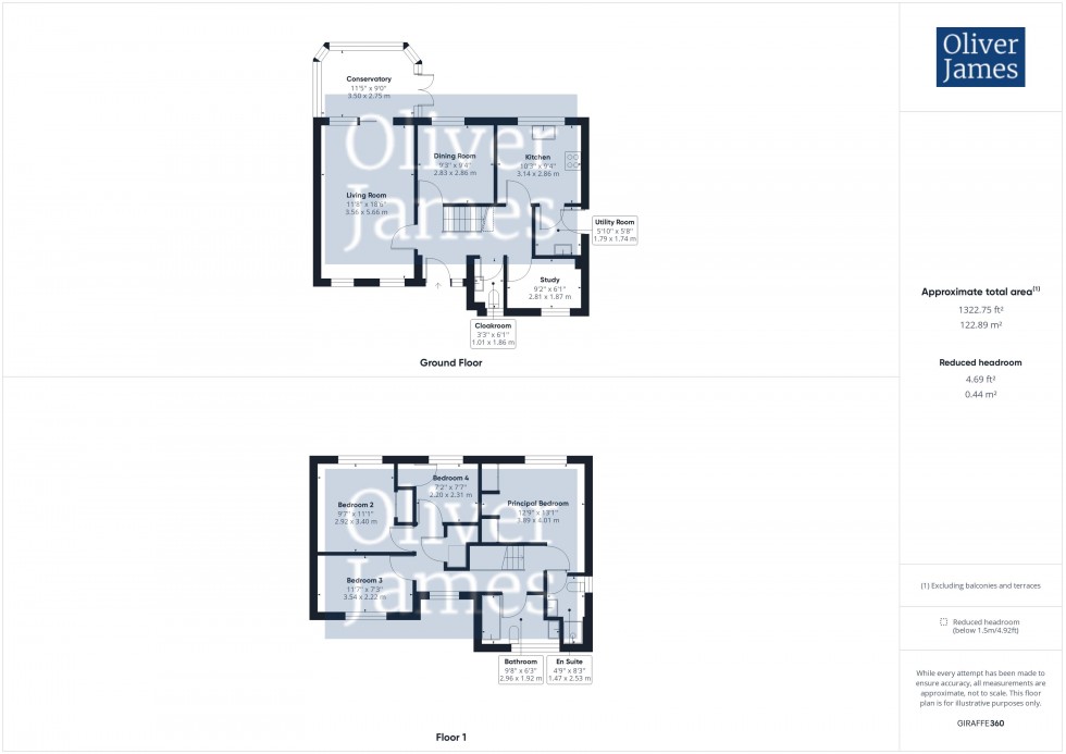 Floorplan for Warren Croft, Sawtry, Cambridgeshire.