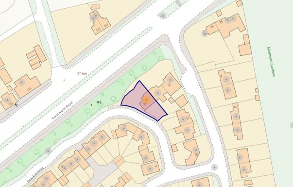 Floorplan for Beaufort Drive, Buckden, Cambridgeshire.