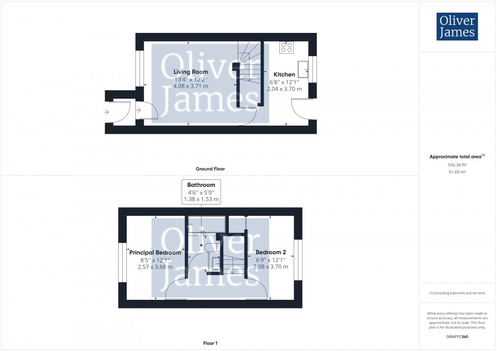 Floorplan for Stanch Hill Road, Sawtry, Huntingdon.
