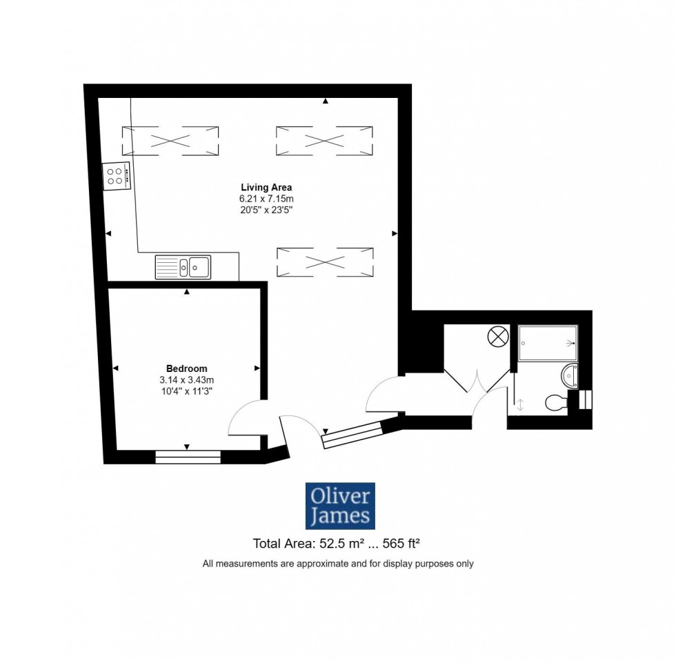 Floorplan for Church Place, Godmanchester