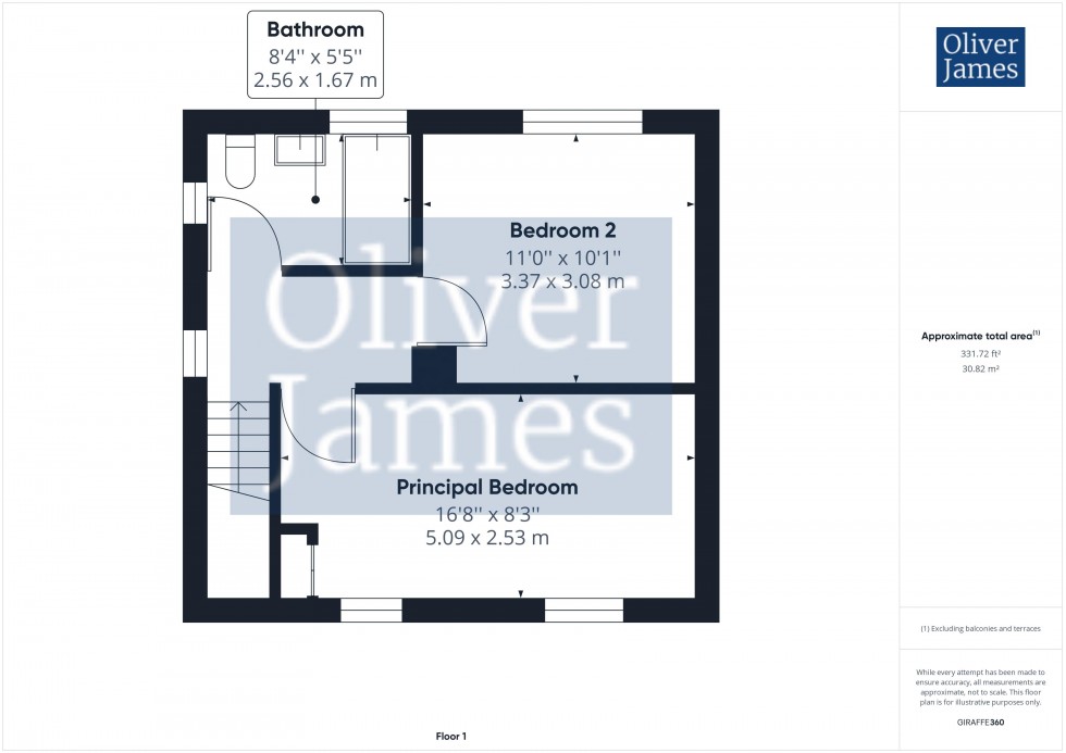 Floorplan for Drivers Avenue, Huntingdon, Cambridgeshire.