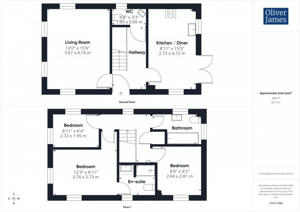 Floorplan for Somning Close, Alconbury Weald