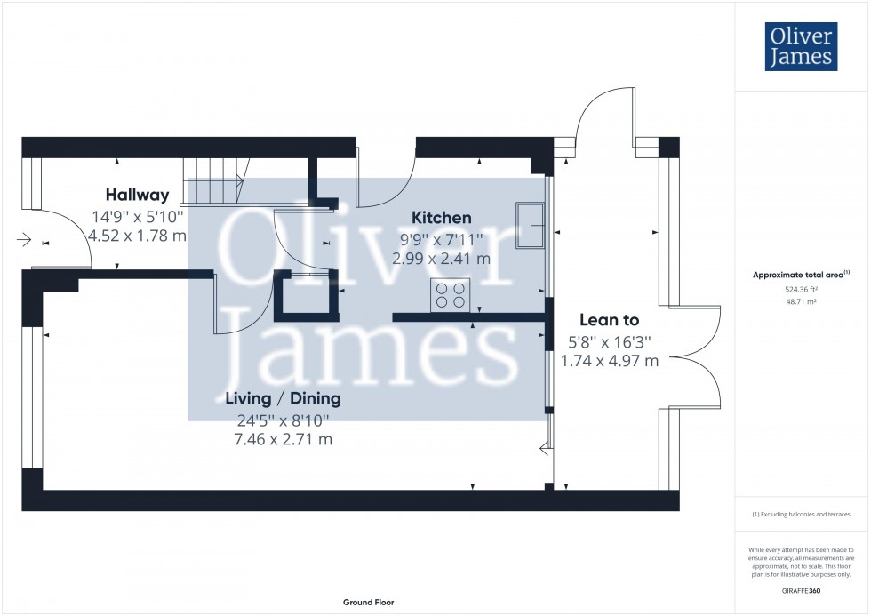 Floorplan for Pound Road, Bury, Cambridgeshire.