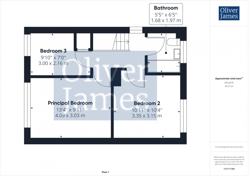 Floorplan for Pound Road, Bury, Cambridgeshire.