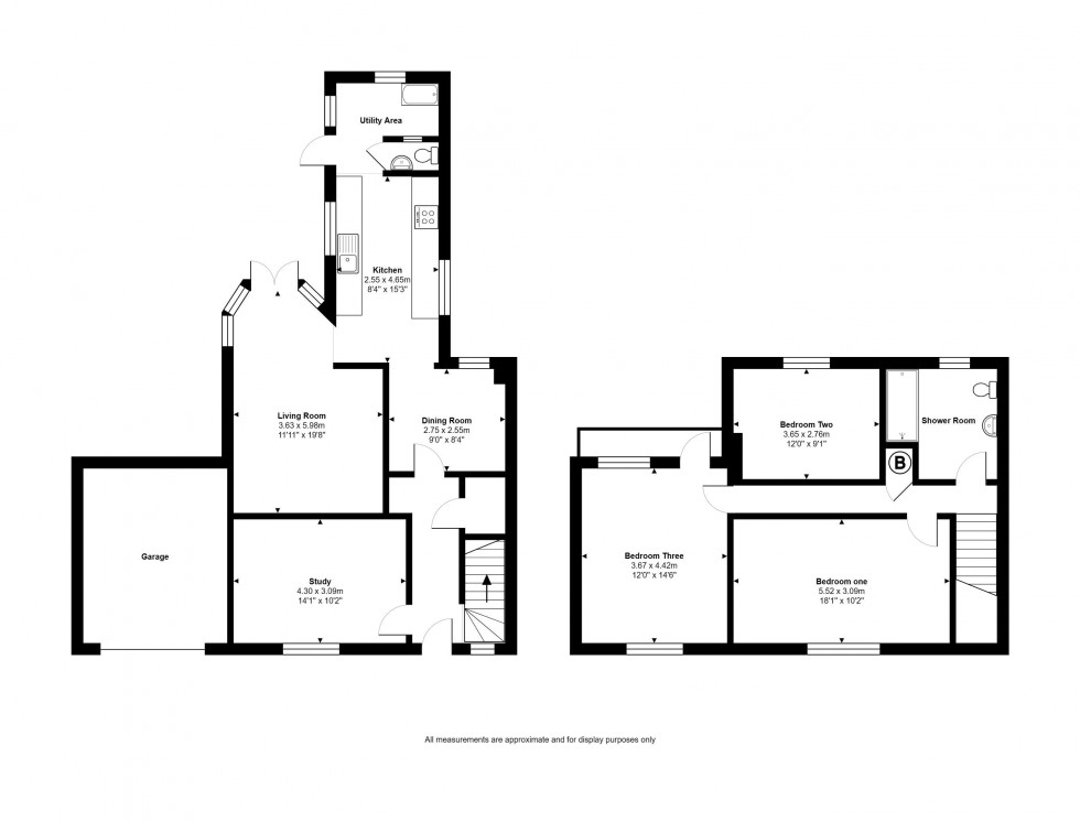 Floorplan for Kings Ripton Road, Sapley, Huntingdon