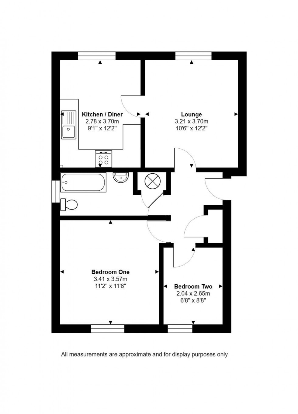Floorplan for Limes Park Road, St. Ives