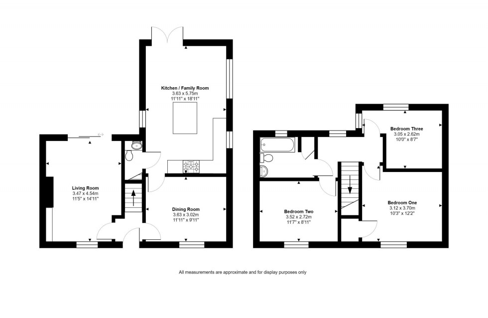 Floorplan for North Road, Alconbury Weston