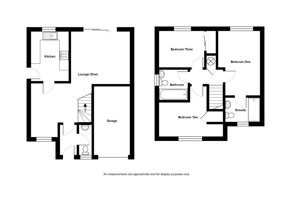 Floorplan for Sapley Road, Huntingdon