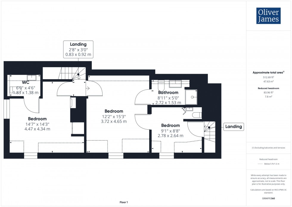 Floorplan for Church Street, Holme