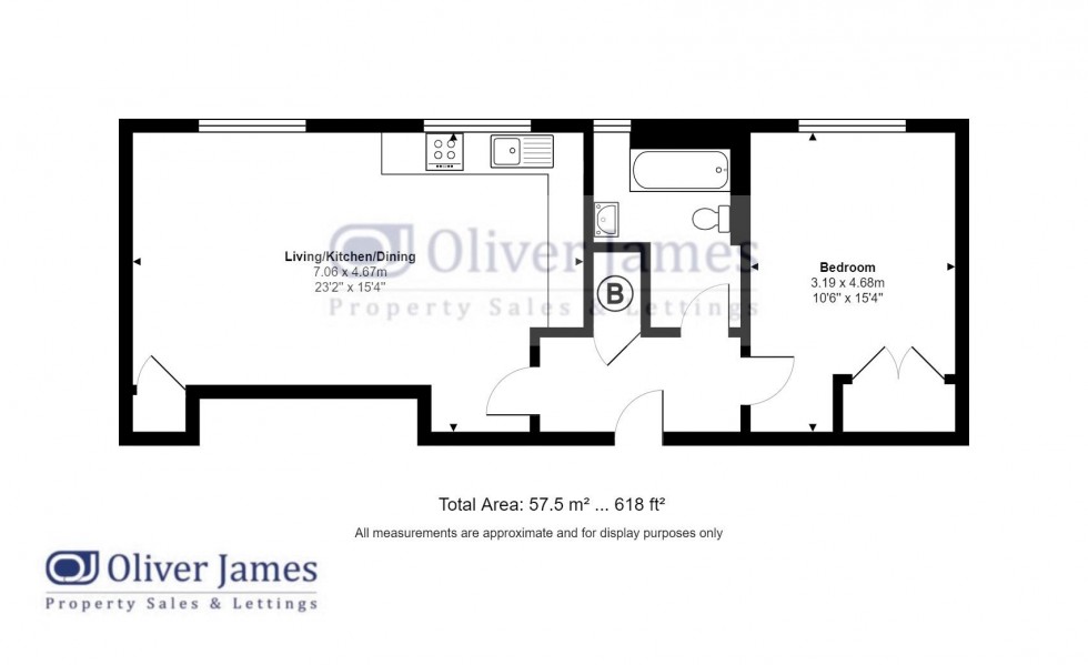 Floorplan for Ambury Road South, Huntingdon