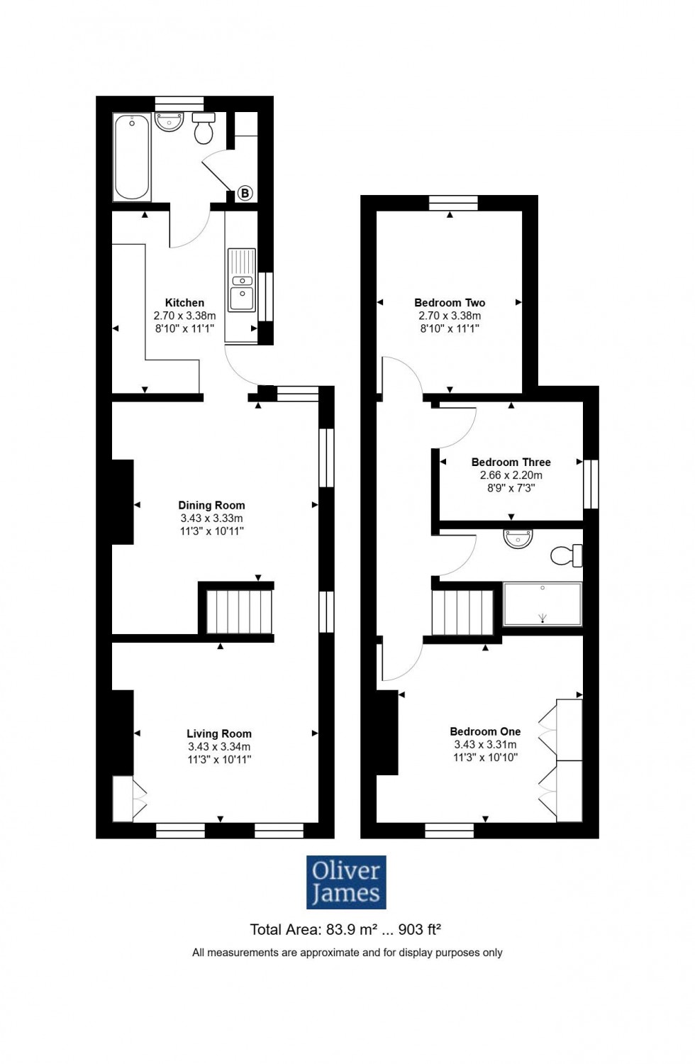 Floorplan for Field Road, Ramsey