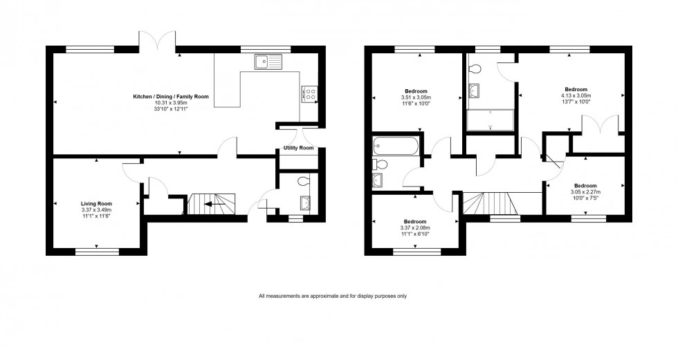 Floorplan for Brookfield Road, Papworth Everard