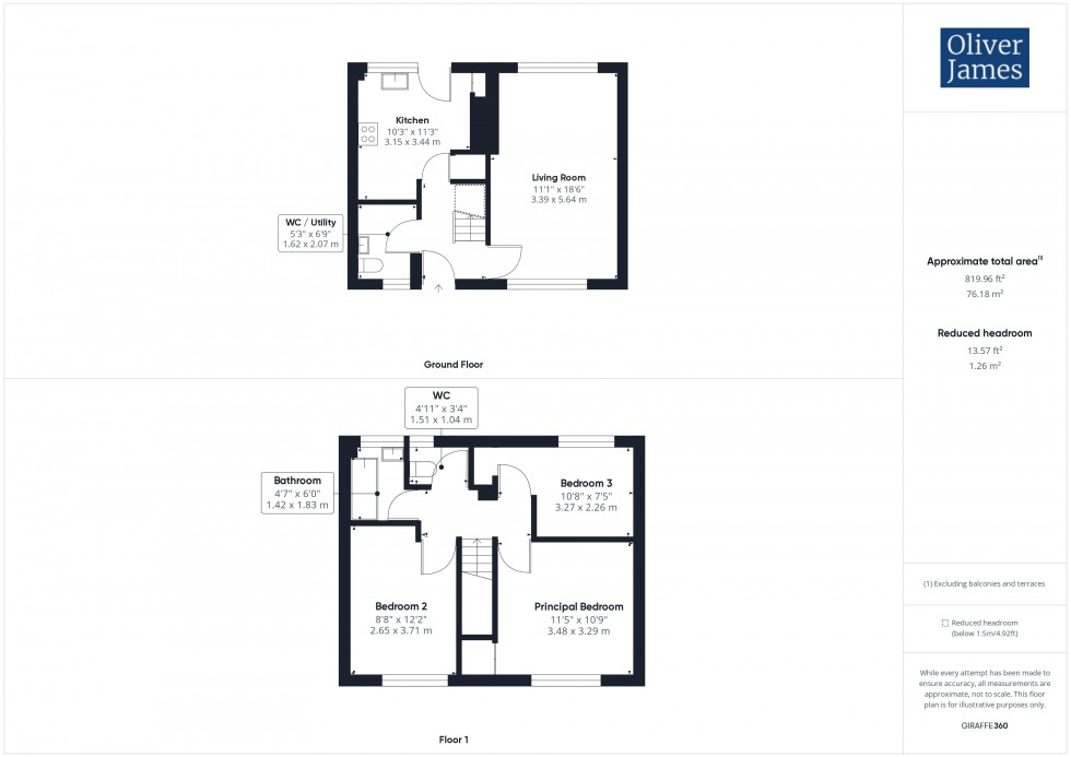 Floorplan for The Whaddons, Huntingdon