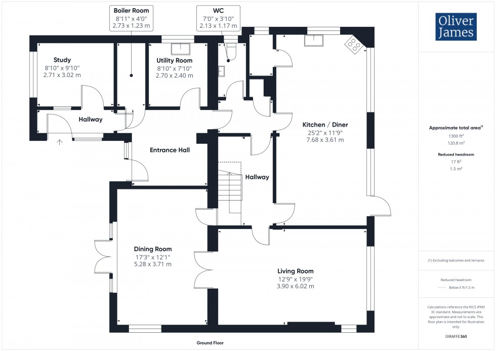 Floorplan for Heath Road, Warboys