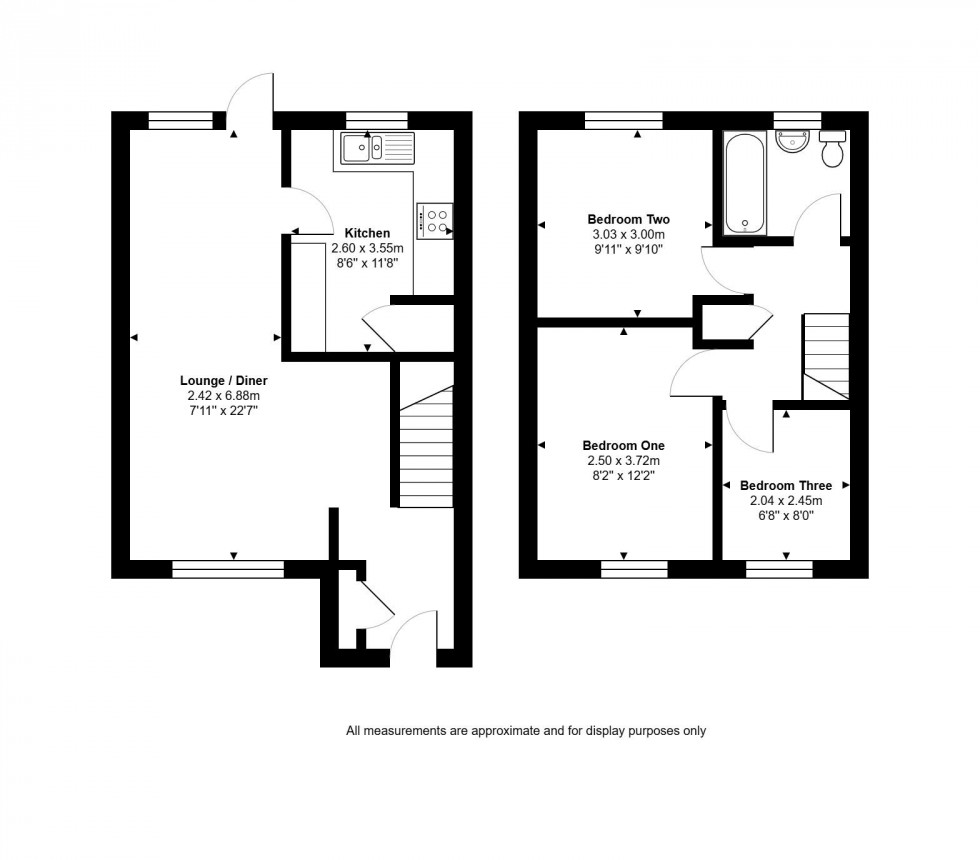 Floorplan for Worthington Close, Stilton