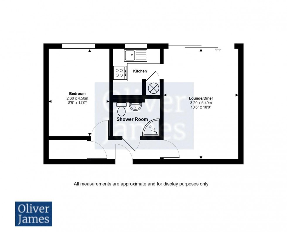 Floorplan for Millfield Court, Brampton Road, Huntingdon.