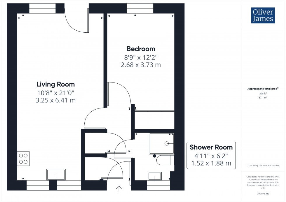Floorplan for Brampton Road, Huntingdon