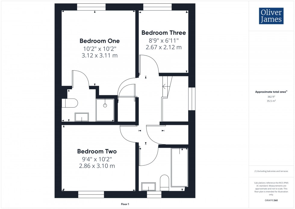 Floorplan for Wassingley Way, Alconbury Weald