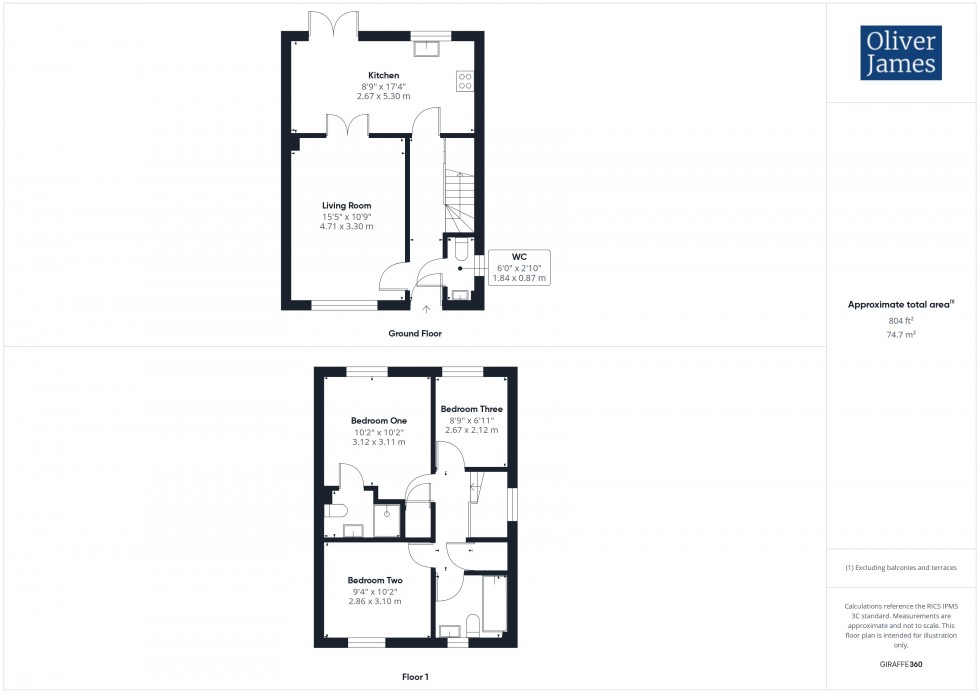 Floorplan for Wassingley Way, Alconbury Weald